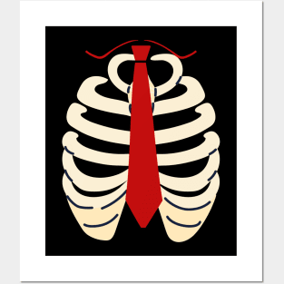 Human Skeleton Costume Posters and Art